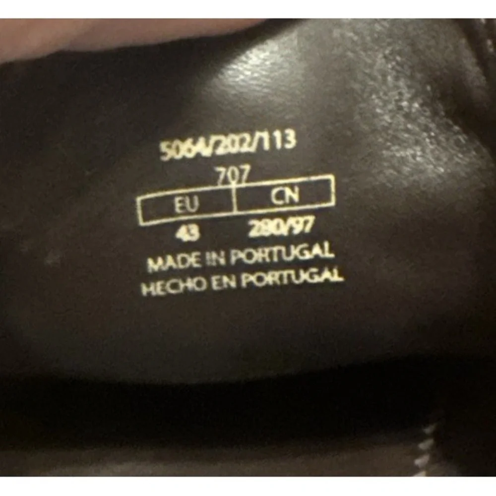 ZARA Man Brown Suede Derby Shoes EU 43 US 10 Made in Portugal Dress Casual‎